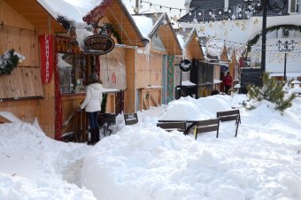 Снежное утро в Одессе