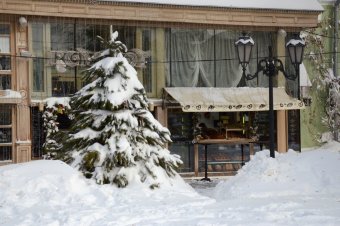 Снежное утро в Одессе