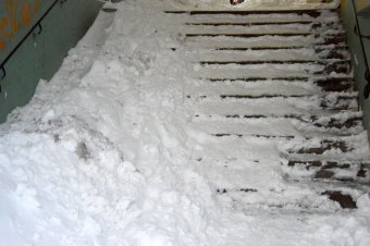 Снежное утро в Одессе