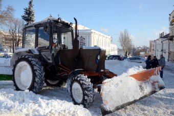 Снежное утро в Одессе