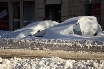 Снежное утро в Одессе
