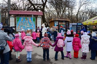 Праздник в одесском зоопарке