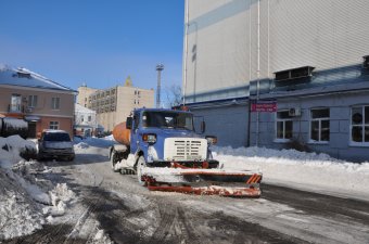 Одесский порт после снежной бури