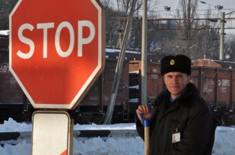 Одесский порт после снежной бури