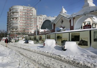 Снег «Привозу» не помеха! (фото)