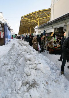 Снег «Привозу» не помеха! (фото)