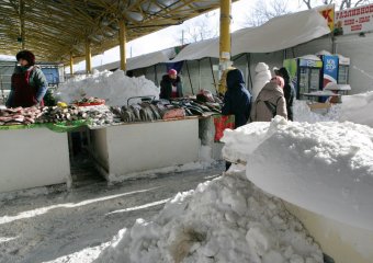 Снег «Привозу» не помеха! (фото)