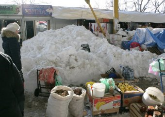 Снег «Привозу» не помеха! (фото)