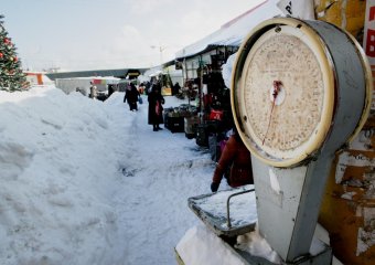 Снег «Привозу» не помеха! (фото)