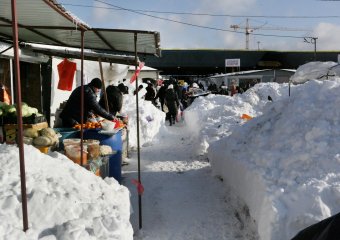 Снег «Привозу» не помеха! (фото)