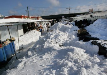 Снег «Привозу» не помеха! (фото)