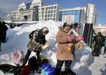 Снег «Привозу» не помеха! (фото)