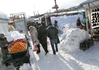 Снег «Привозу» не помеха! (фото)