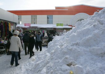 Снег «Привозу» не помеха! (фото)