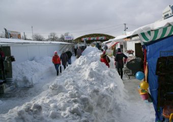 Снег «Привозу» не помеха! (фото)