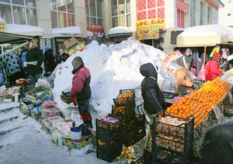 Снег «Привозу» не помеха! (фото)