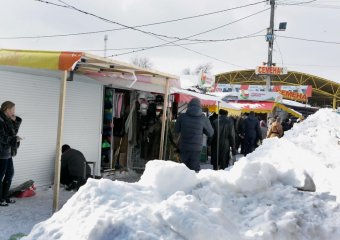 Снег «Привозу» не помеха! (фото)