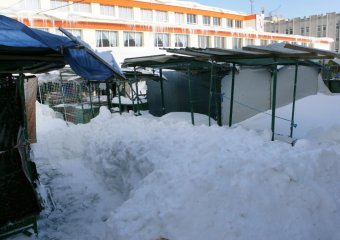 Снег «Привозу» не помеха! (фото)