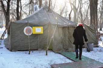 В Одессе работают пункты обогрева (фото)