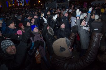 Как одесситы Новый год встречали