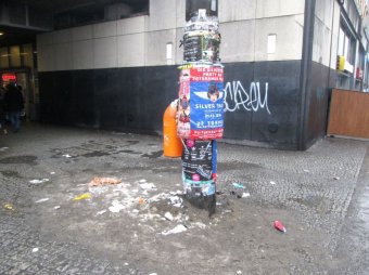 Берлин после встречи Нового года... Грязно!