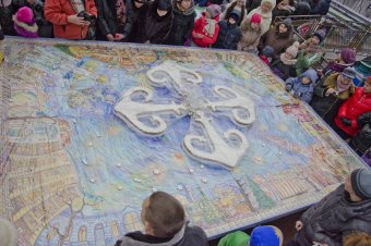 В Одессе установлен рекорд по выпеканию самого большого пряника в Украине (фото)