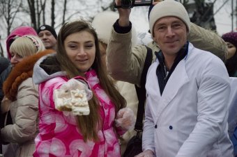В Одессе установлен рекорд по выпеканию самого большого пряника в Украине (фото)
