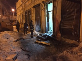 В Одессе взорвали офис Евромайдана (фото, видео)