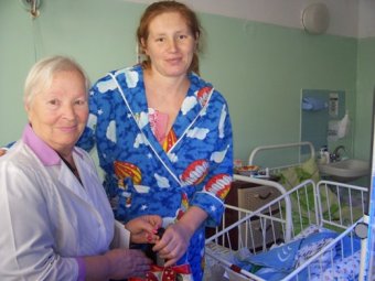 В Cуворовском районе Одессы поздравили малышей, родившихся в первый день 2015 года (фото)