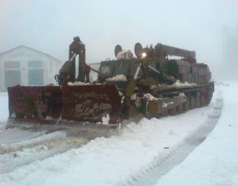Из-за снежных заносов затруднено движение на автодороге Одесса-Белгород-Днестровский-Монаши