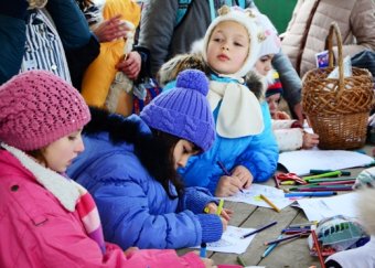 Рождество в Одесском зоопарке: Колядки и вареники