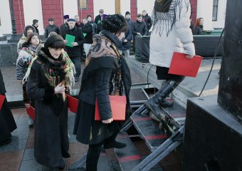 Сегодня на Думской площади состоялся концерт Митрополичего хора и хора "Ave musica"