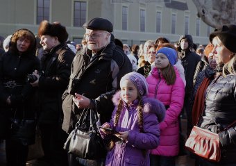 Сегодня на Думской площади состоялся концерт Митрополичего хора и хора "Ave musica"