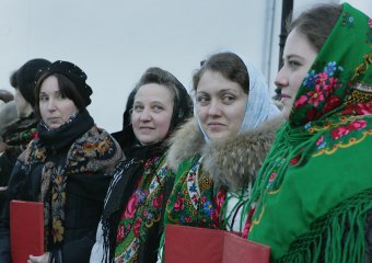 Сегодня на Думской площади состоялся концерт Митрополичего хора и хора "Ave musica"
