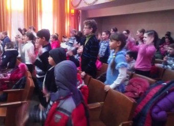 В Одессе для детей вынужденных переселенцев проводят новогодние и Рождественские праздники