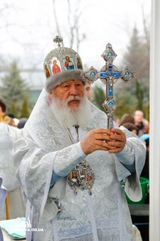 В день праздника Крещения Господня митрополит Агафангел совершил Божественную литургию в Свято-Успенском мужском монастыре