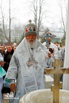 В день праздника Крещения Господня митрополит Агафангел совершил Божественную литургию в Свято-Успенском мужском монастыре