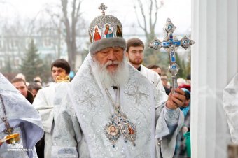 В день праздника Крещения Господня митрополит Агафангел совершил Божественную литургию в Свято-Успенском мужском монастыре