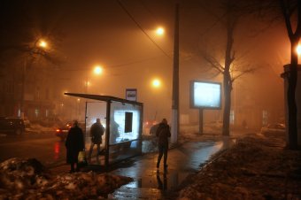 Туман окутал все вокруг