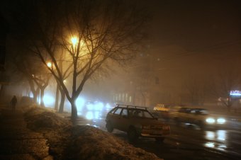 Туман окутал все вокруг