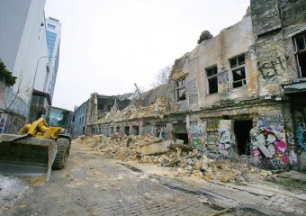 Обрушение в одесской «Канаве» (фото)