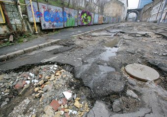 Обрушение в одесской «Канаве» (фото)