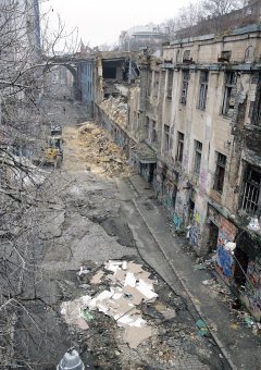 Обрушение в одесской «Канаве» (фото)