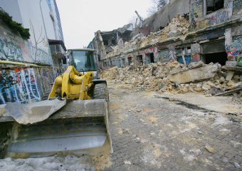 Обрушение в одесской «Канаве» (фото)