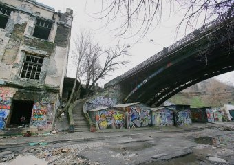Обрушение в одесской «Канаве» (фото)