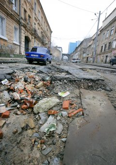 Обрушение в одесской «Канаве» (фото)
