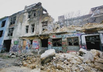 Обрушение в одесской «Канаве» (фото)