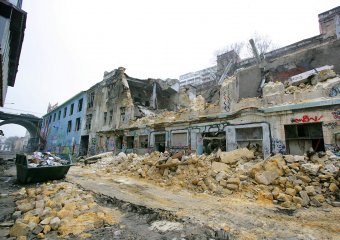 Обрушение в одесской «Канаве» (фото)