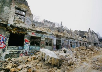 Обрушение в одесской «Канаве» (фото)
