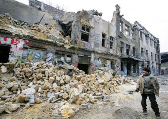 Обрушение в одесской «Канаве» (фото)